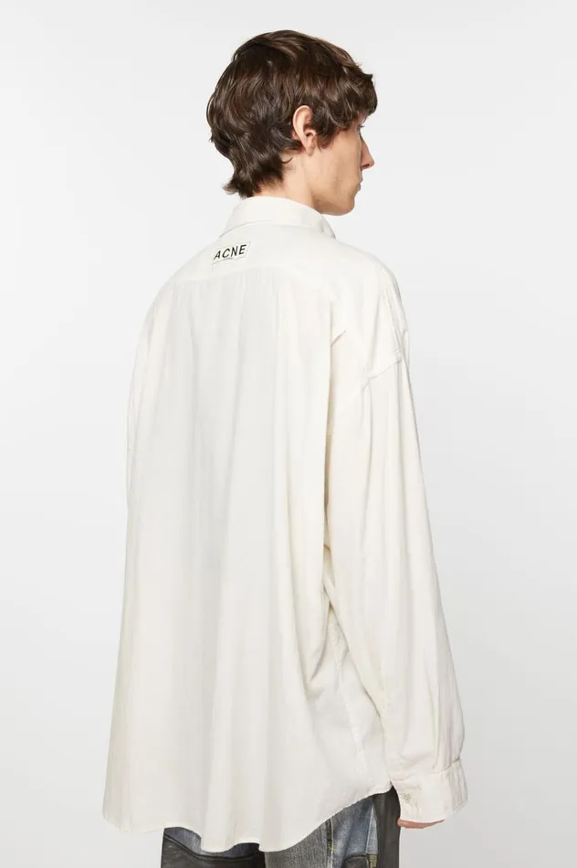 Acne Studios Buttonup Shirt Off White Men Shirts