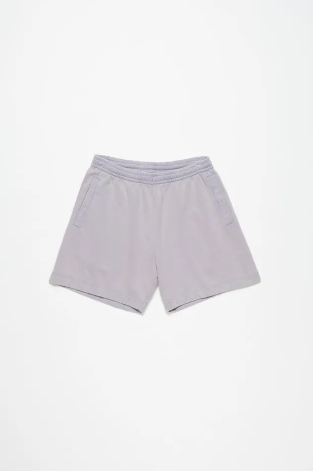 Acne Studios Cotton Shorts Dusty Purple Women Shorts