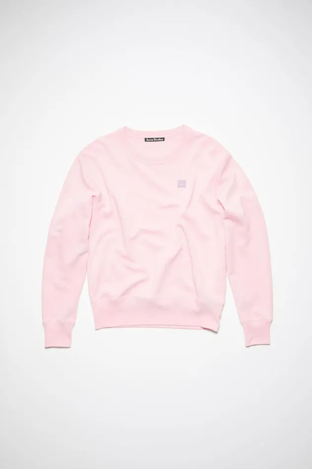 Acne Studios Crew Neck Sweater 8211 Regular Fit Light Pink Men Sweatshirts