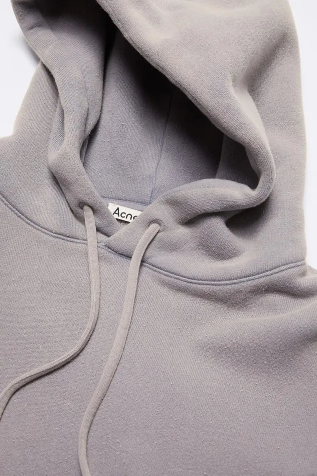 Acne Studios Hooded Sweater Logo Patch Dusty Purple Women Sweatshirts
