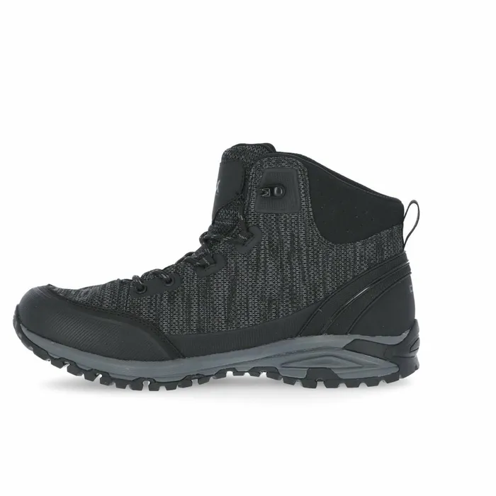 Aitkan DLX Vibram Walking Boots Black Men Trespass Walking Boots