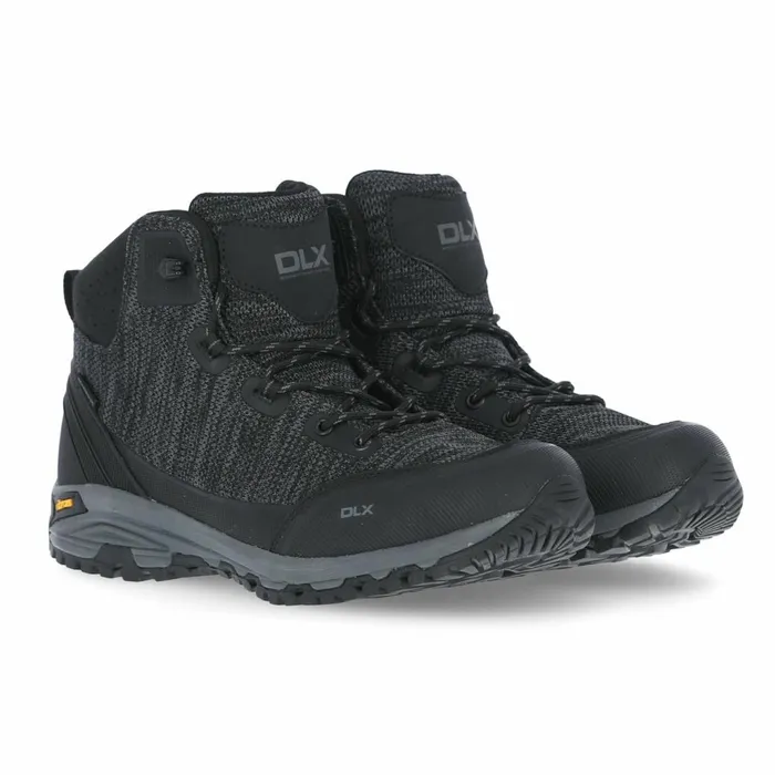 Aitkan DLX Vibram Walking Boots Black Men Trespass Walking Boots