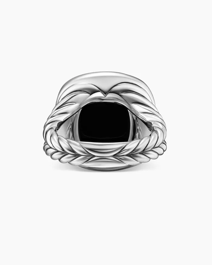 Albion Ring In Sterling Silver With Diamonds 15mm Women David Yurman Statement