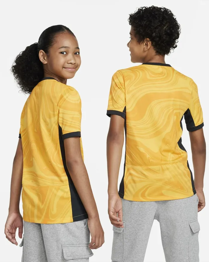 All Clothing Kids Nike Australia 2023 Stadium Home Varsity Maizepro Greenpro Green