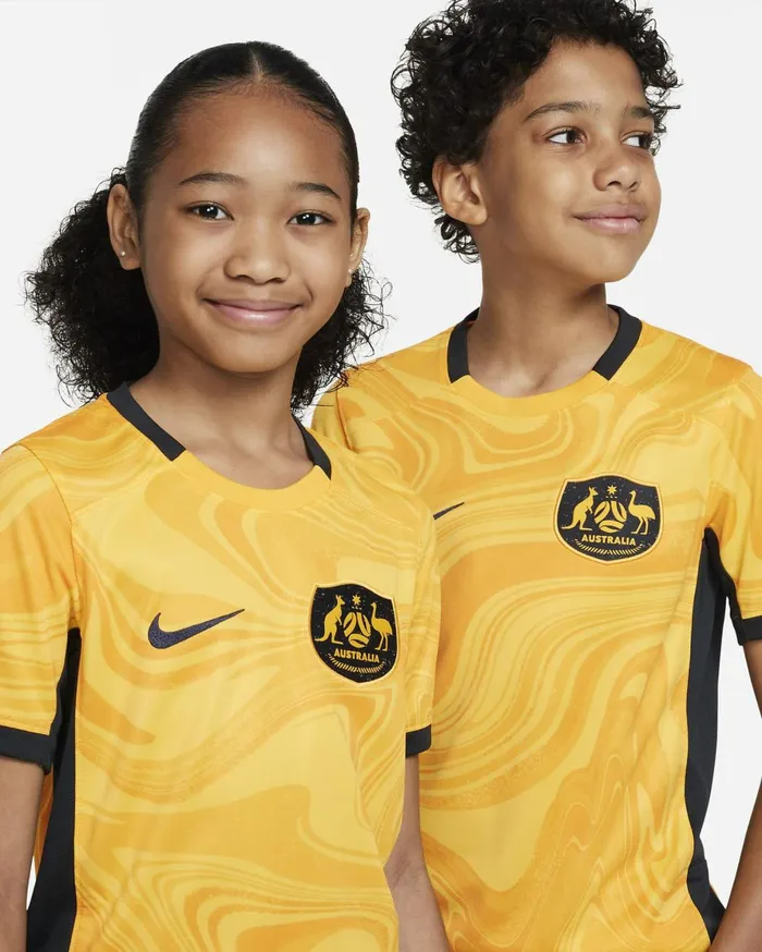 All Clothing Kids Nike Australia 2023 Stadium Home Varsity Maizepro Greenpro Green