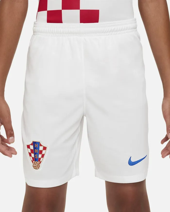All Clothing Kids Nike Croatia 202223 Stadium Home Whitebattle Blue