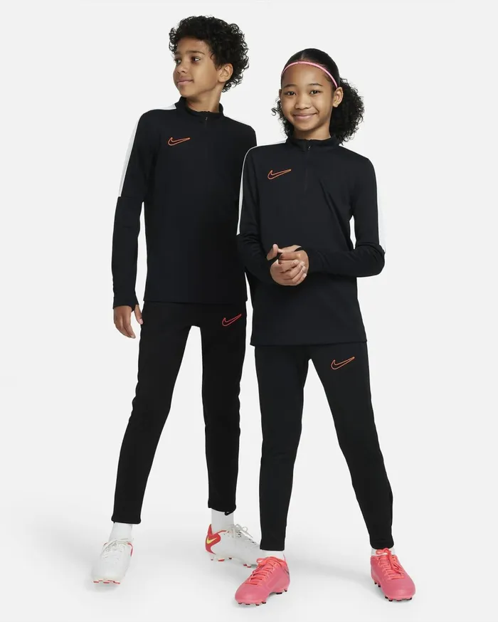 All Clothing Kids Nike DriFIT Academy23 Blackwhitebright Crimson
