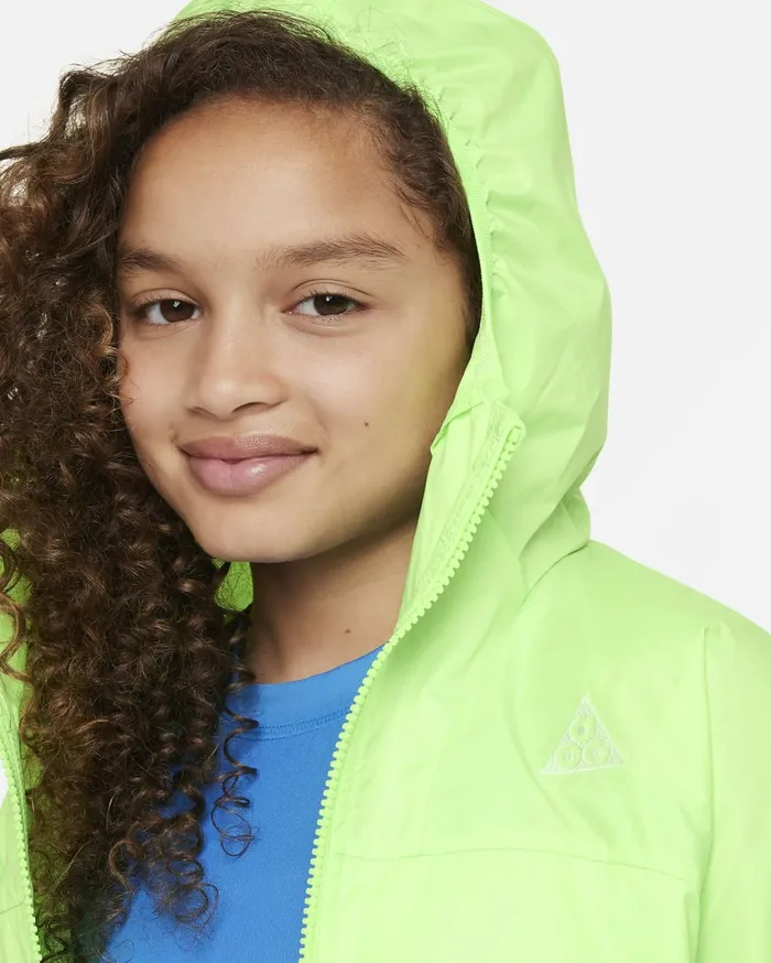 All Clothing Kids Nike Sportswear ACG StormFIT 039Cinder Cone039 Lime Blastsummit White