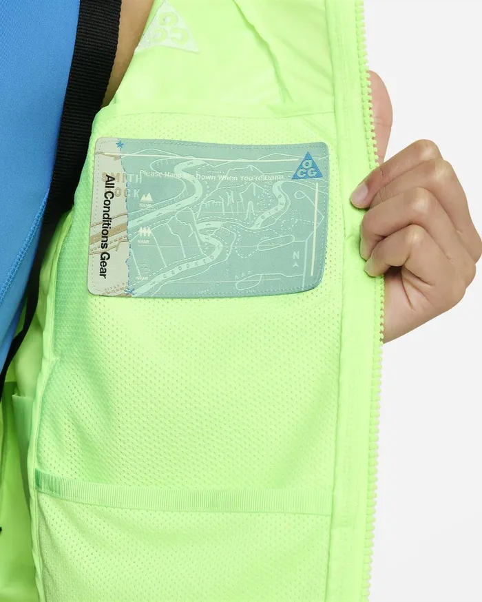 All Clothing Kids Nike Sportswear ACG StormFIT 039Cinder Cone039 Lime Blastsummit White