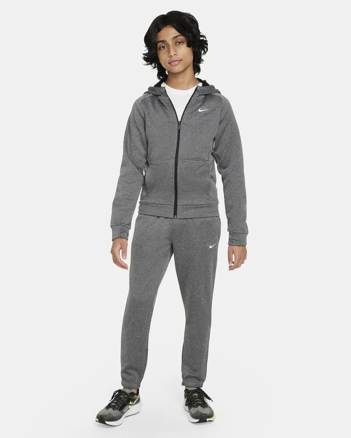 All Clothing Kids Nike ThermaFIT Blackwhite
