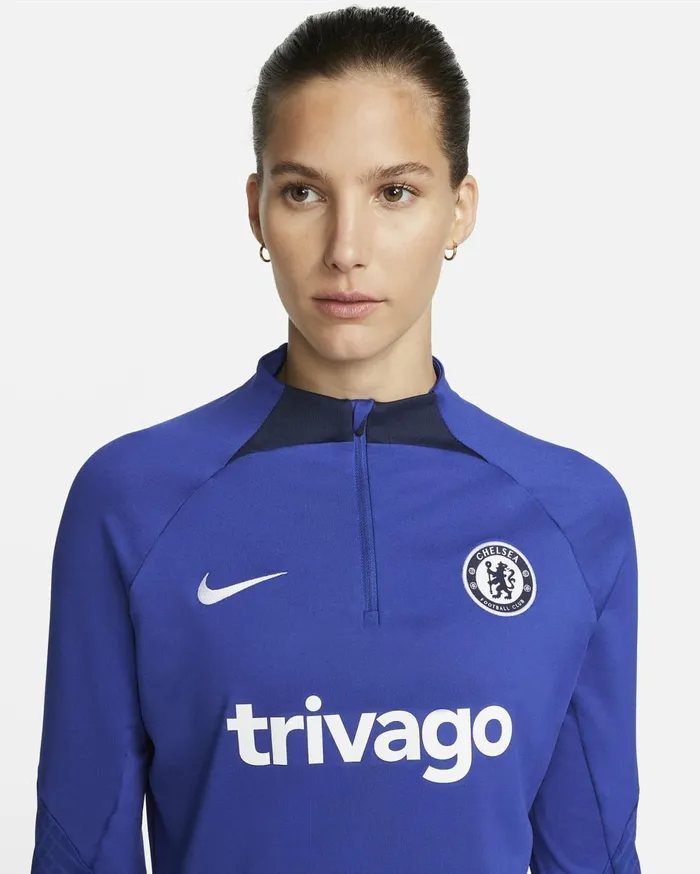 All Clothing Women Nike Chelsea FC Strike Rush Bluecollege Navywhite