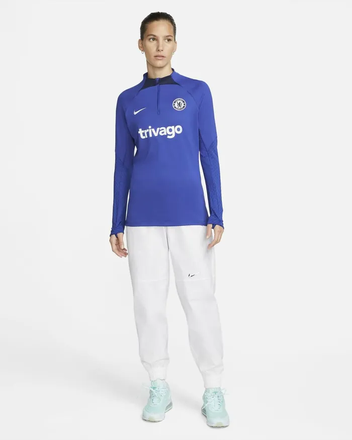 All Clothing Women Nike Chelsea FC Strike Rush Bluecollege Navywhite