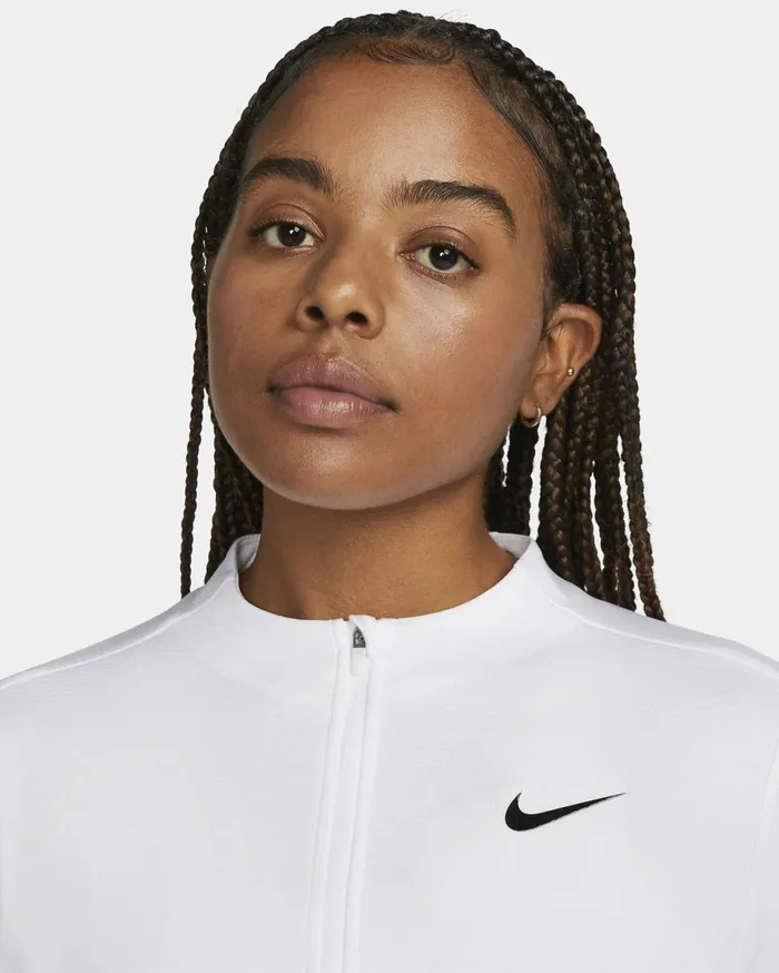 All Clothing Women Nike DriFIT UV Advantage Whiteblack