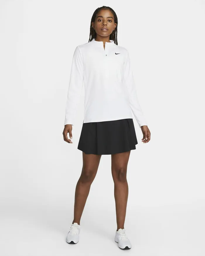 All Clothing Women Nike DriFIT UV Advantage Whiteblack