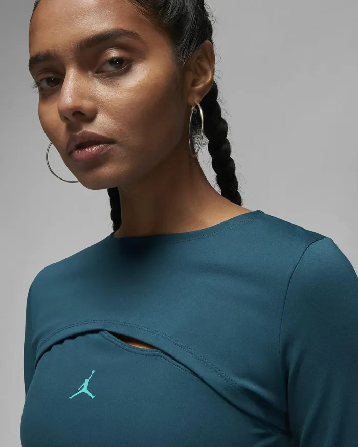 All Clothing Women Nike Jordan Sport Valerian Bluenew Emerald