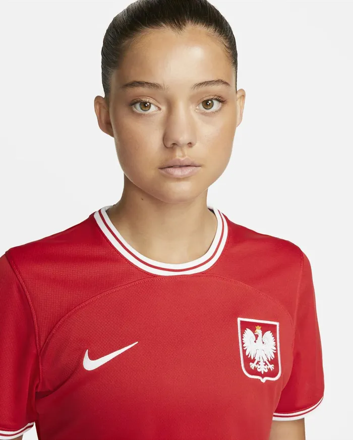 All Clothing Women Nike Poland 202223 Stadium Away Sport Redwhite
