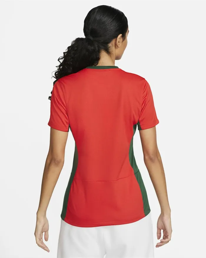 All Clothing Women Nike Portugal 2023 Stadium Home Challenge Redgorge Greensail