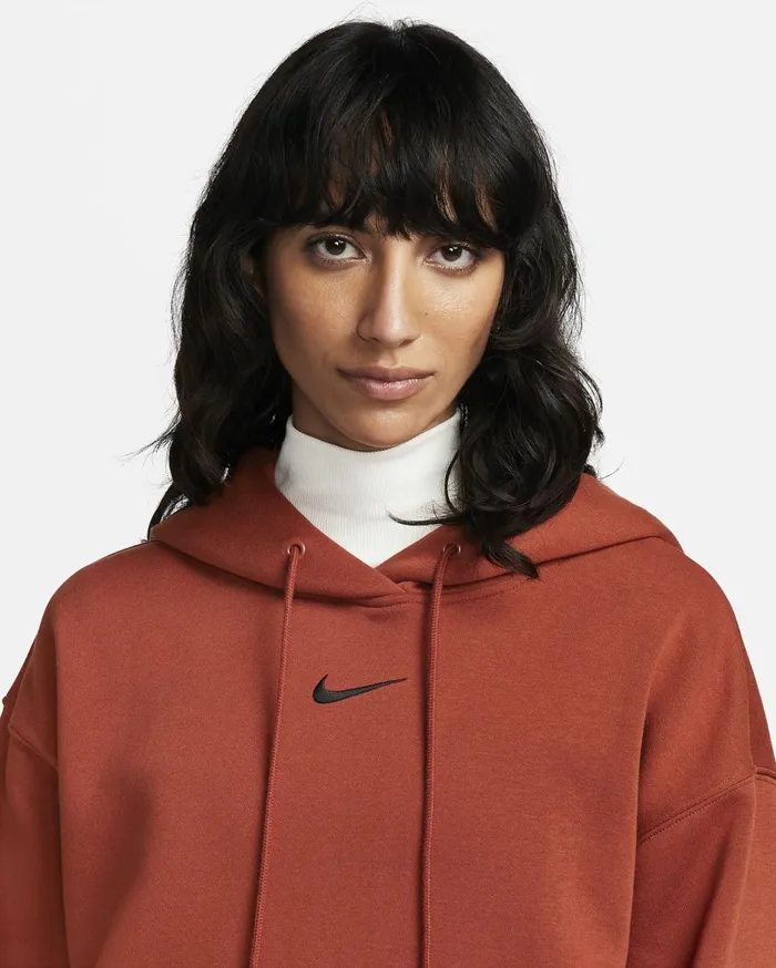 All Clothing Women Nike Sportswear Phoenix Fleece Rugged Orangeblack