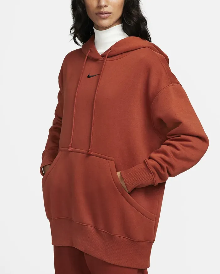 All Clothing Women Nike Sportswear Phoenix Fleece Rugged Orangeblack