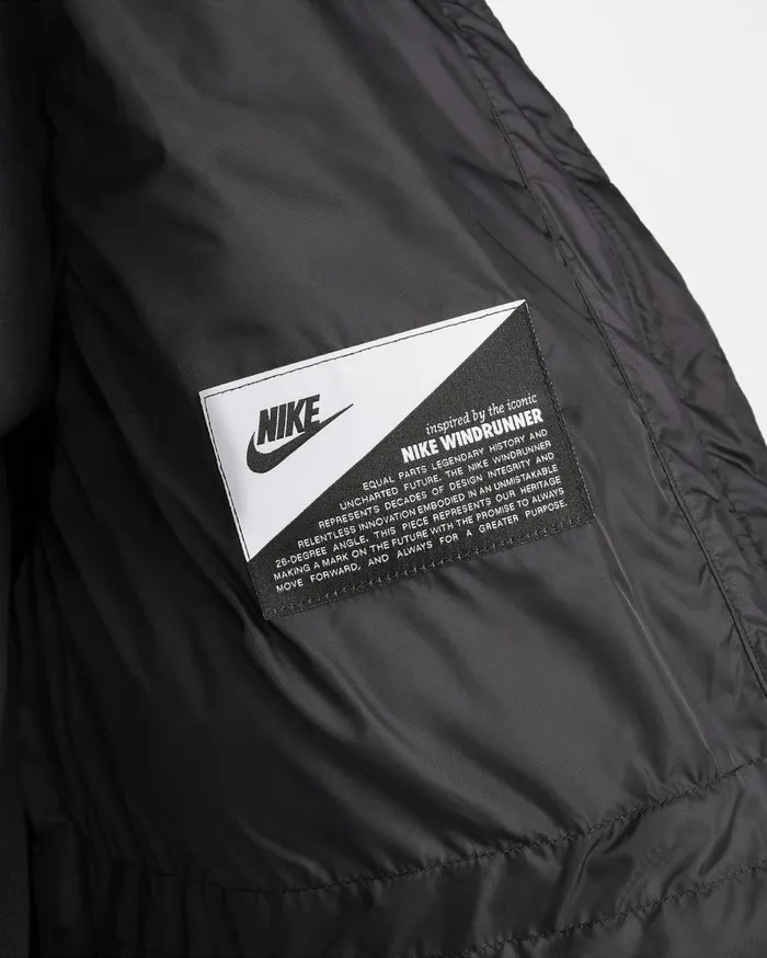 All Clothing Women Nike Sportswear Windpuffer Blackwhite