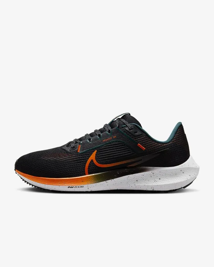 All Shoes Men Nike Pegasus 40 Blackkhakideep Junglesafety Orange