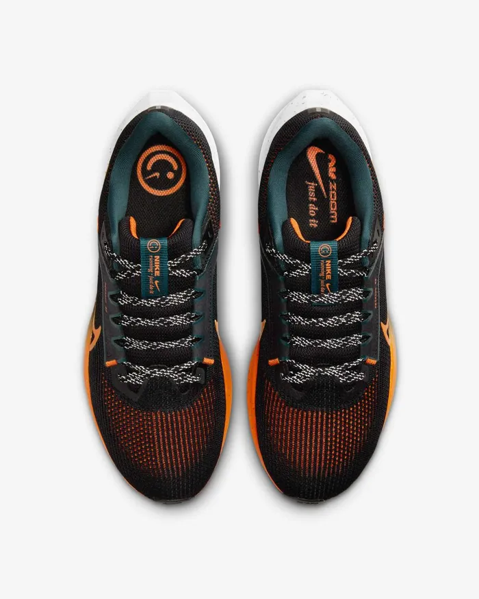 All Shoes Men Nike Pegasus 40 Blackkhakideep Junglesafety Orange