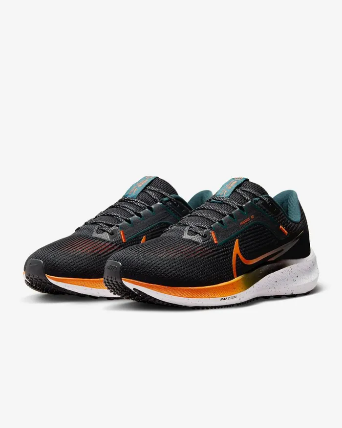 All Shoes Men Nike Pegasus 40 Blackkhakideep Junglesafety Orange