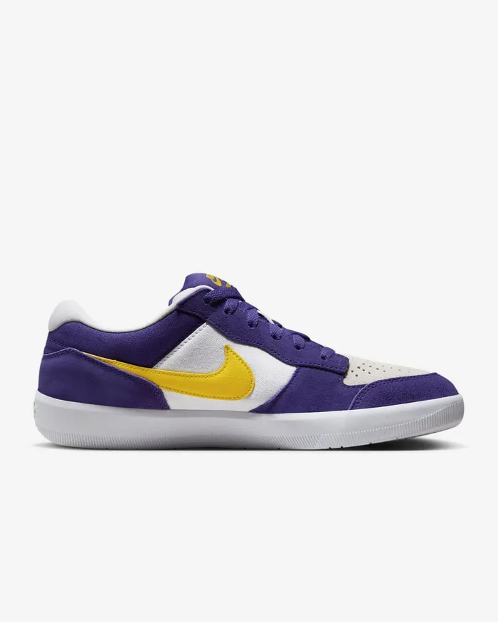 All Shoes WomenMen Nike SB Force 58 Court Purplewhitewhiteamarillo