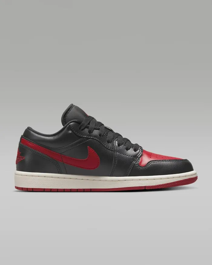 All Shoes Women Nike Air Jordan 1 Low Blacksailgym Red