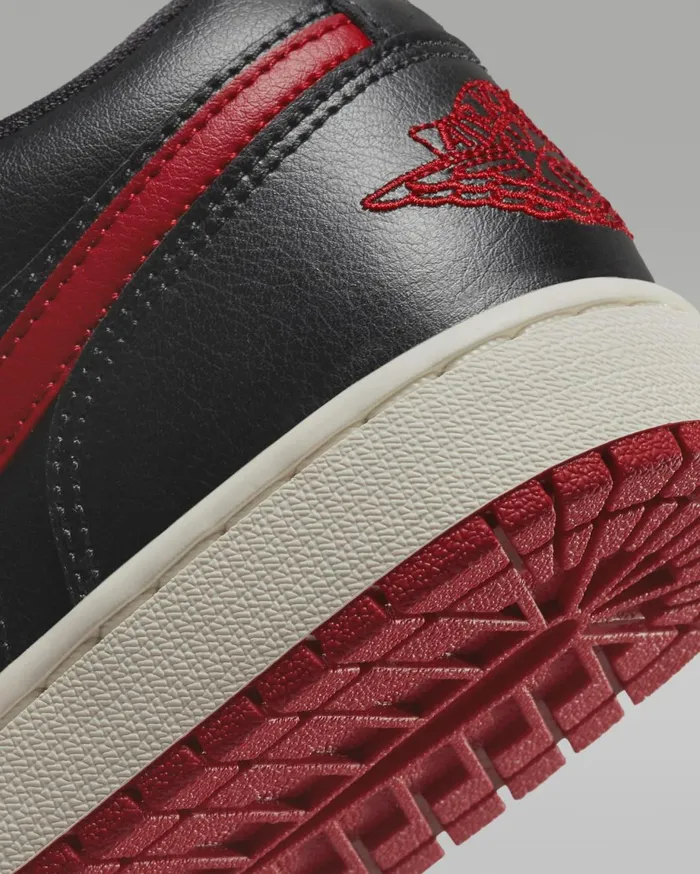All Shoes Women Nike Air Jordan 1 Low Blacksailgym Red