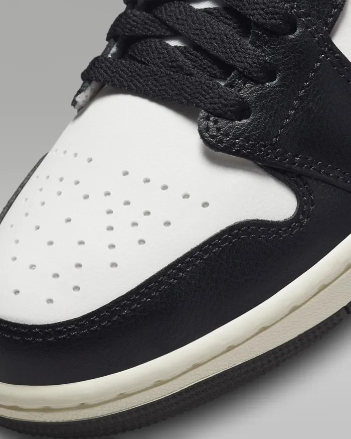 All Shoes Women Nike Air Jordan 1 Mid Blacksailgym Red