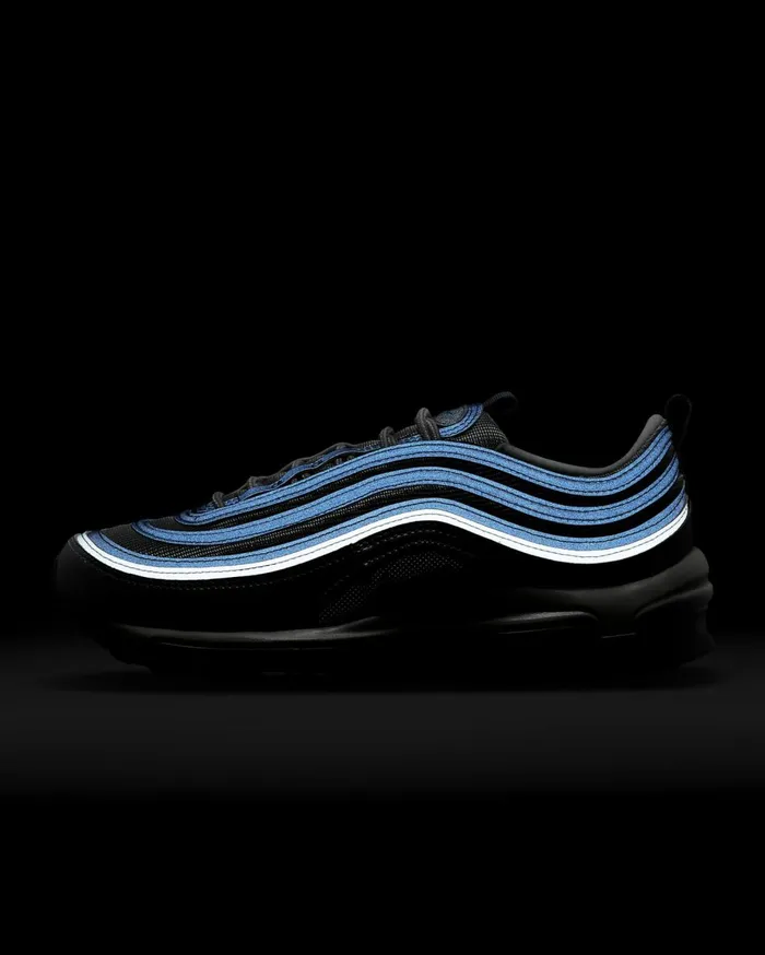 All Shoes Women Nike Air Max 97 Metallic Silvermidnight Navyblackchlorine Blue