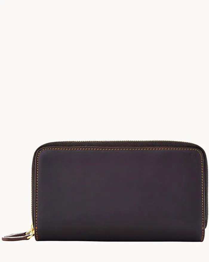 Alto Large Double Zip Organizer Black Women Dooney and Bourke Wallets Alto Large Double Zip Organizer Black Women Dooney and Bourke Wallets