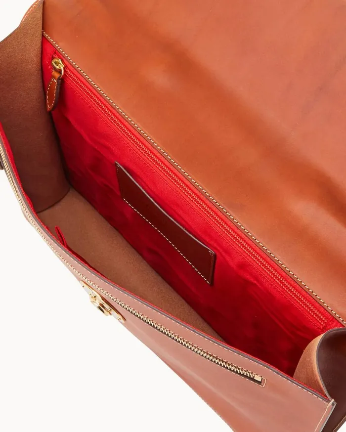 Alto Small Gusset Briefcase Saddle Women Dooney and Bourke Mini Bags Alto Small Gusset Briefcase Saddle Women Dooney and Bourke Mini Bags