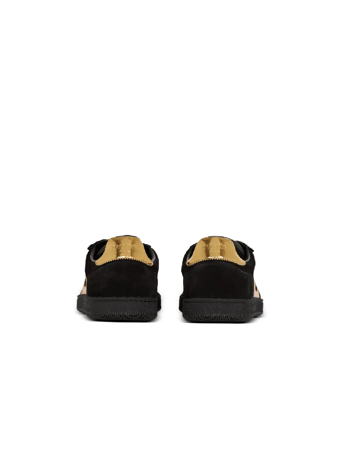 Balmain Sneakers Women Suede Swan Sneakers Black