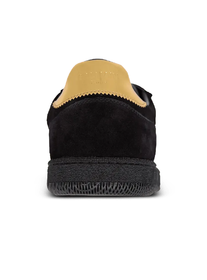 Balmain Sneakers Women Suede Swan Sneakers Black