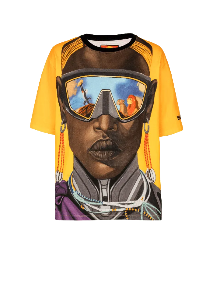 Balmain TShirts Men Disney X The Lion King 8211 Relaxed Tshirt With Nika Mtwana Print Multicolor Balmain TShirts Men Disney X The Lion King 8211 Relaxed Tshirt With Nika Mtwana Print Multicolor