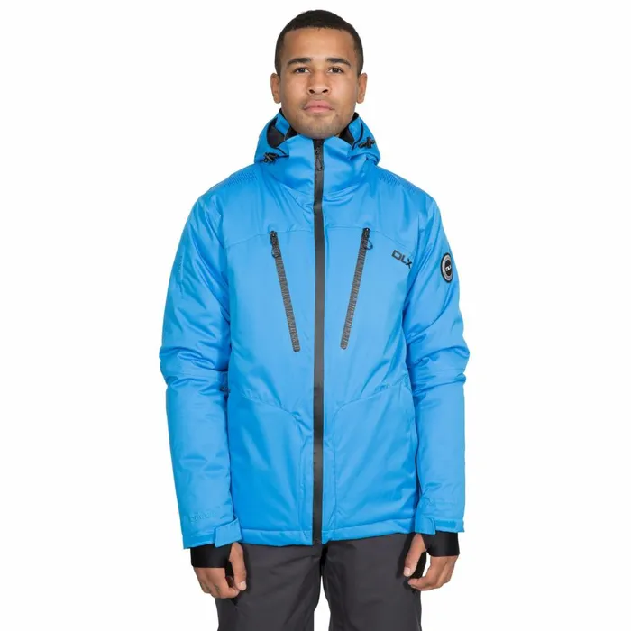 Banner DLX Waterproof RECCO Ski Jacket Vibrant Blue Men Trespass Ski Jackets Banner DLX Waterproof RECCO Ski Jacket Vibrant Blue Men Trespass Ski Jackets