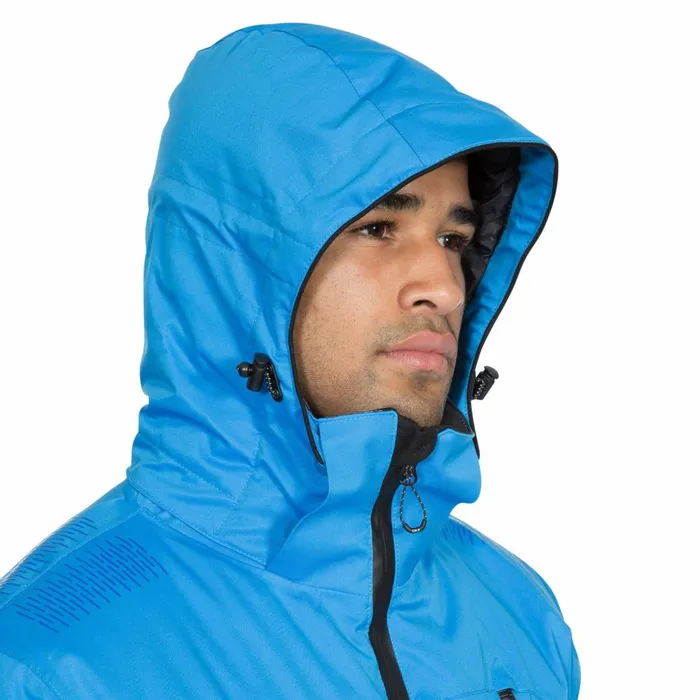 Banner DLX Waterproof RECCO Ski Jacket Vibrant Blue Men Trespass Ski Jackets Banner DLX Waterproof RECCO Ski Jacket Vibrant Blue Men Trespass Ski Jackets