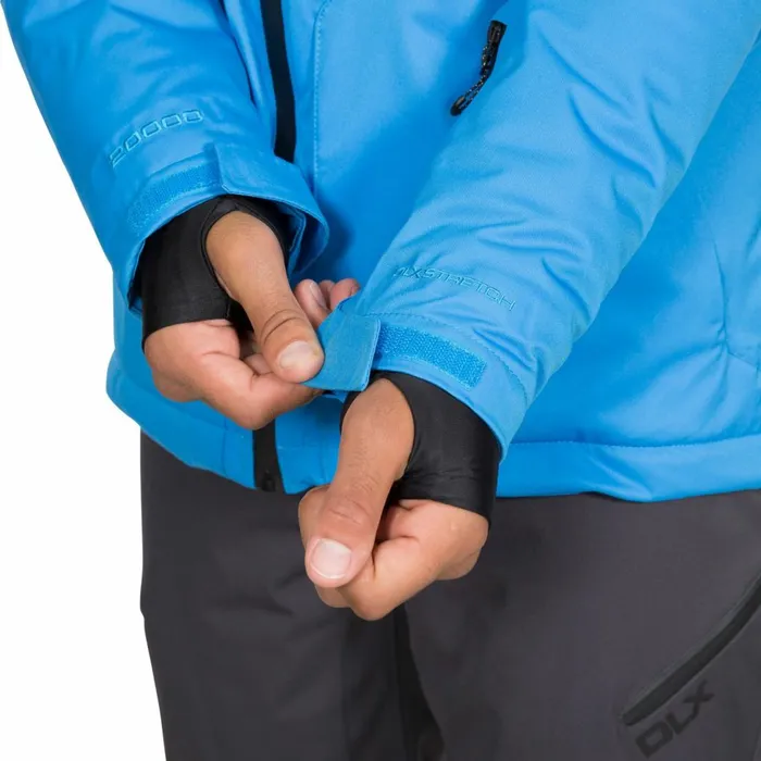 Banner DLX Waterproof RECCO Ski Jacket Vibrant Blue Men Trespass Ski Jackets Banner DLX Waterproof RECCO Ski Jacket Vibrant Blue Men Trespass Ski Jackets