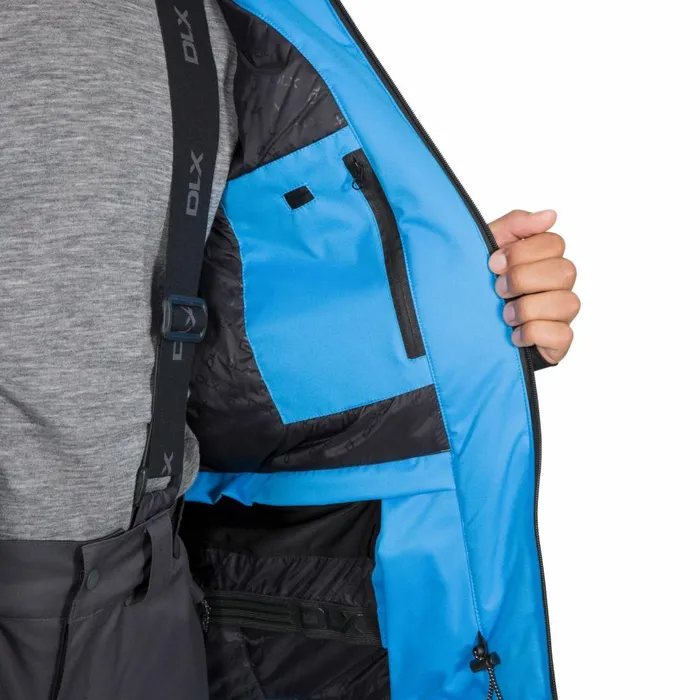 Banner DLX Waterproof RECCO Ski Jacket Vibrant Blue Men Trespass Ski Jackets Banner DLX Waterproof RECCO Ski Jacket Vibrant Blue Men Trespass Ski Jackets