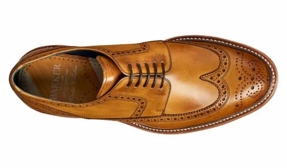 Barker Shoes Bailey 8211 Cedar Hand Painted Cedar Hand Painted Mens
