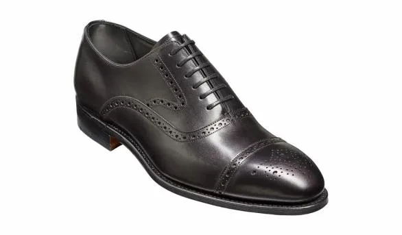 Barker Shoes Lerwick 8211 Black Calf Oxford Black Calf Oxford Mens