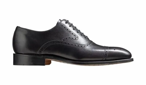 Barker Shoes Lerwick 8211 Black Calf Oxford Black Calf Oxford Mens