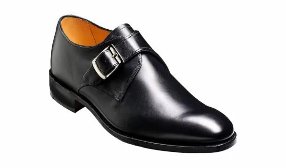 Barker Shoes Northcote 8211 Black Calf Monk Strap Black Calf Monk Strap Mens