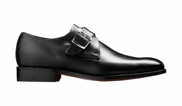 Barker Shoes Northcote 8211 Black Calf Monk Strap Black Calf Monk Strap Mens