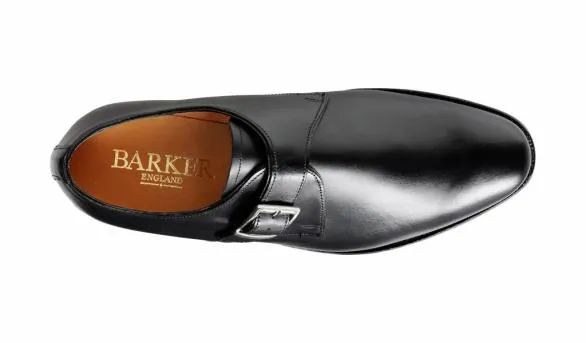 Barker Shoes Northcote 8211 Black Calf Monk Strap Black Calf Monk Strap Mens