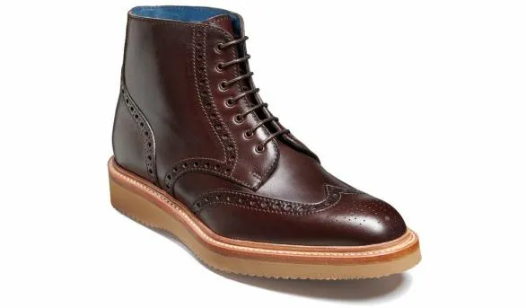 Barker Shoes Terry 8211 Chocolate Hand Painted Chocolate Hand Painted Mens