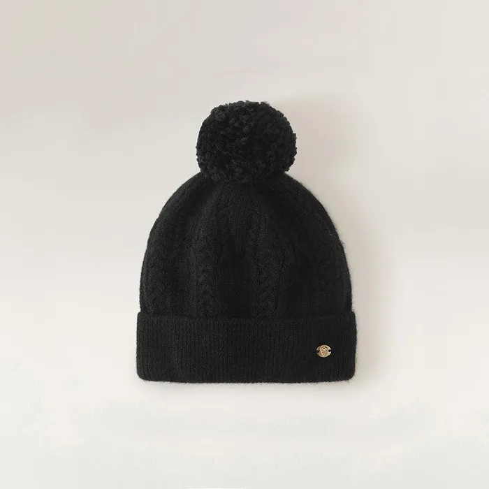 Beanies and Berets Hats Helen Kaminski Moss Black