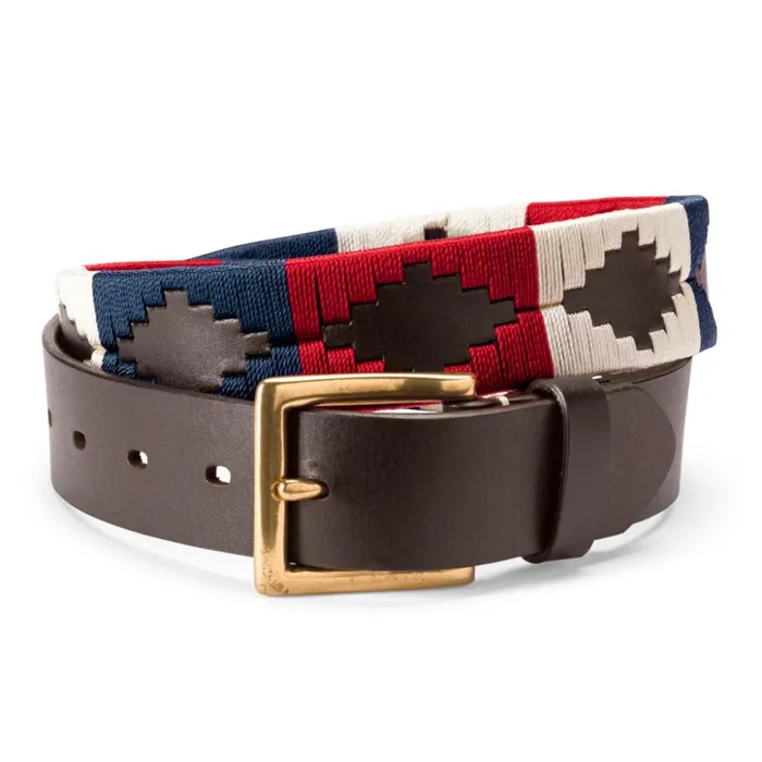 Belts Men Orvis Orvis Polo Belt Navy Combo